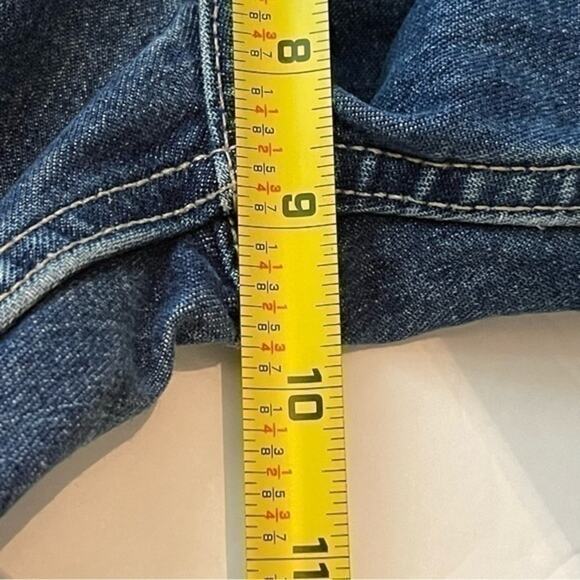 Tommy Jeans 100% Cotton Button Fly Boho Hippie Straight Leg Jeans Size 5 - Picture 10 of 11